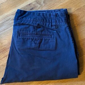 Men’s navy blue bonobos stretch khakis 30x32, slim fit